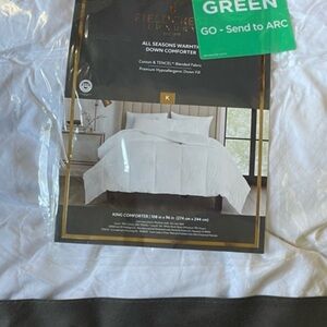 ISO Fieldcrest White Down Comforter -KING